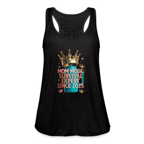 Mom Mode Survival Expert Tee - Women's Flowy Tank Top by Bella