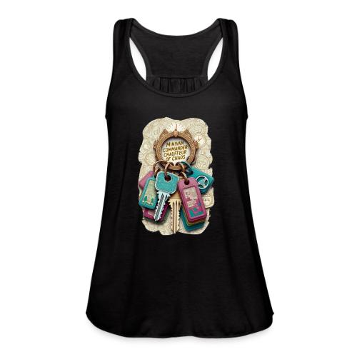 Minivan Commander T Shirt, Chauffeur of Chaos Mug - Women's Flowy Tank Top by Bella
