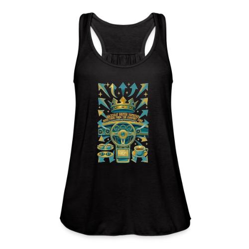Backseat Driver T Shirt, Funny Dad Gift - Women's Flowy Tank Top by Bella