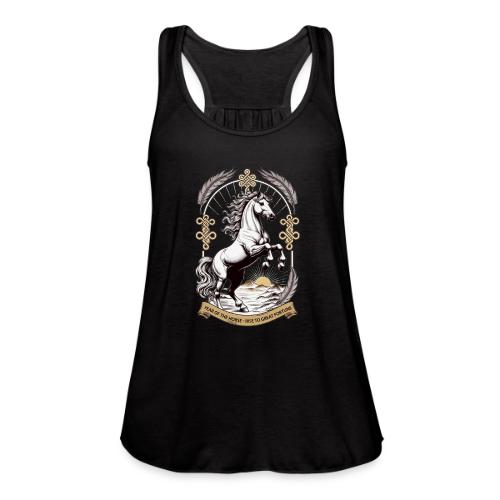 Year of the Horse Rearing T Shirt, Lunar New Year - Women's Flowy Tank Top by Bella