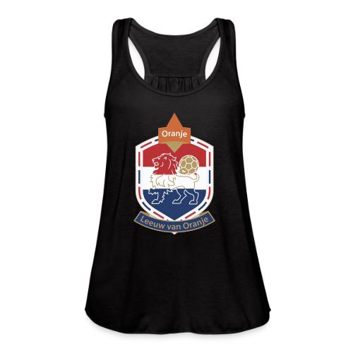 Netherlands Lion Crest T-Shirt, Dutch Badge Gift - Women's Flowy Tank Top by Bella