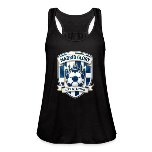 Madrid Skyline Glory T Shirt, Madrid Fan Gift - Women's Flowy Tank Top by Bella