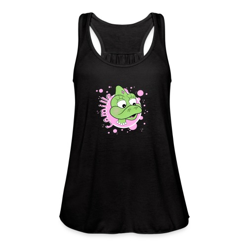 Camille spreadshirt design 01 png - Women's Flowy Tank Top by Bella