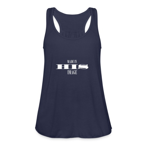 MADE IN HIS IMAGE - Women's Flowy Tank Top by Bella