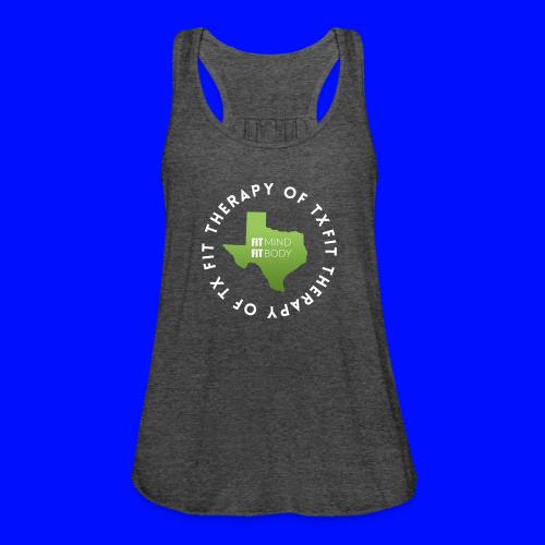 Fit Therapy of Texas Logo - Women's Flowy Tank Top by Bella