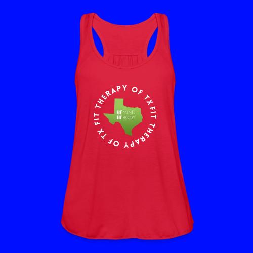 Fit Therapy of Texas Logo - Women's Flowy Tank Top by Bella