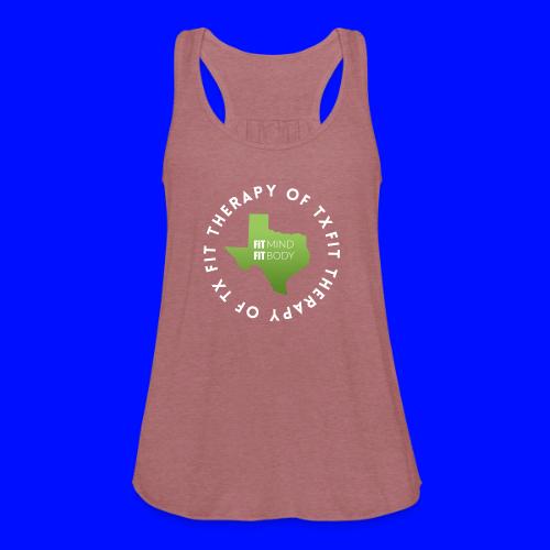 Fit Therapy of Texas Logo - Women's Flowy Tank Top by Bella
