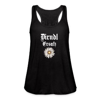 Lustige Oktoberfest Sprüche Dirndl Kostüm Geschenk - Women's Flowy Tank Top by Bella - black - Front - Julia (174cm)
