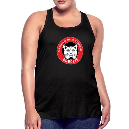 2023 Bobcat Tshirt red and black 01 - Women's Flowy Tank Top by Bella