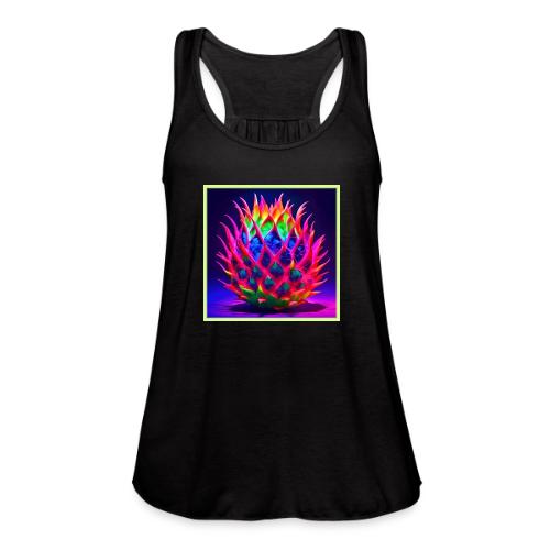 Electric Neon Dragon Fruit - Women's Flowy Tank Top by Bella