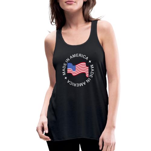 Made in America - Women's Flowy Tank Top by Bella