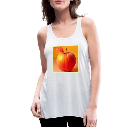 Golden Peach Perfection Design - Women's Flowy Tank Top by Bella