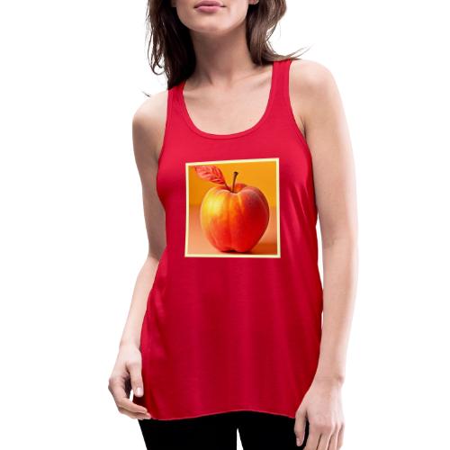 Golden Peach Perfection Design - Women's Flowy Tank Top by Bella