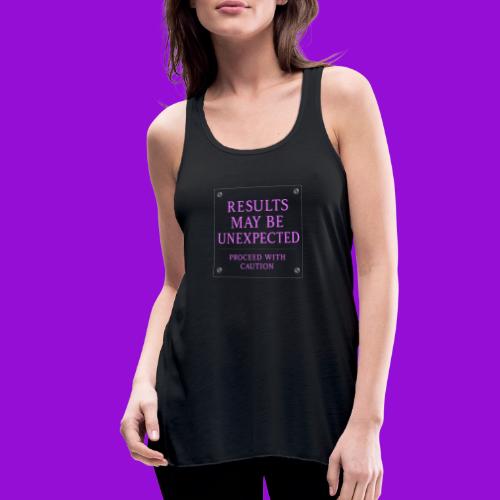 Results - Neon Purple - Women's Flowy Tank Top by Bella