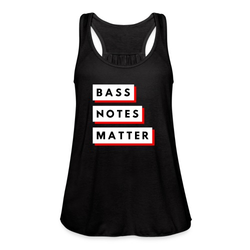 Bass Notes Matter Red - Women's Flowy Tank Top by Bella