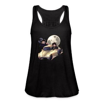 Grimm - Nick et Monroe - Women's Flowy Tank Top by Bella - black - Front - Julia (174cm)