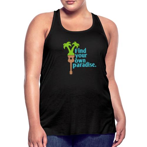 Find Your Own Paradise - Women's Flowy Tank Top by Bella