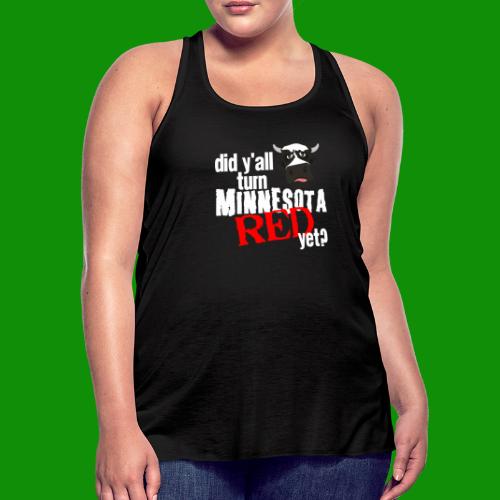 Turn Minnesota Red - Women's Flowy Tank Top by Bella