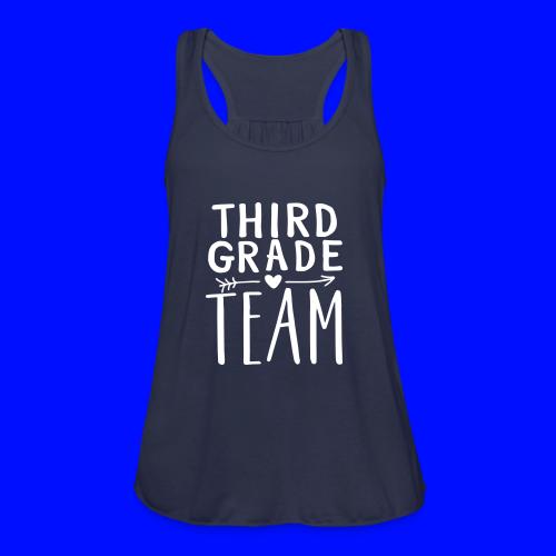 Third Grade Team Teacher T-Shirts - Women's Flowy Tank Top by Bella