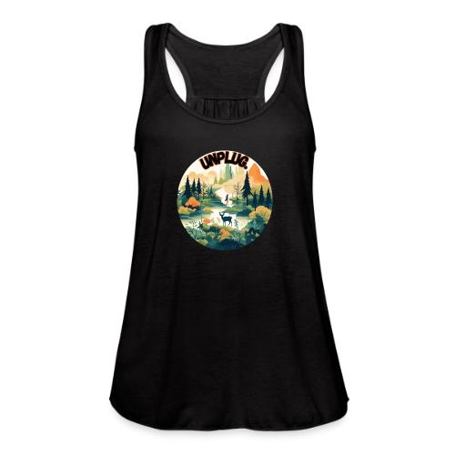 Unplug Series 5 - Women's Flowy Tank Top by Bella