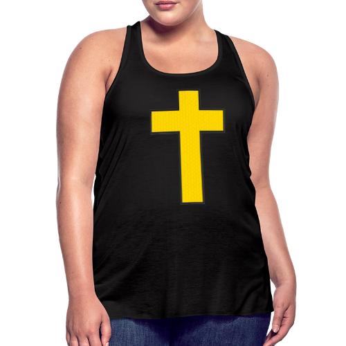 Kevlar Cross Shirt–Christian Strength and Protect - Women's Flowy Tank Top by Bella