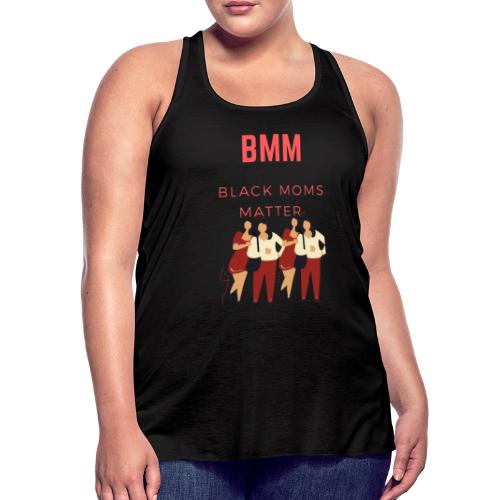 BMM wht bg - Women's Flowy Tank Top by Bella