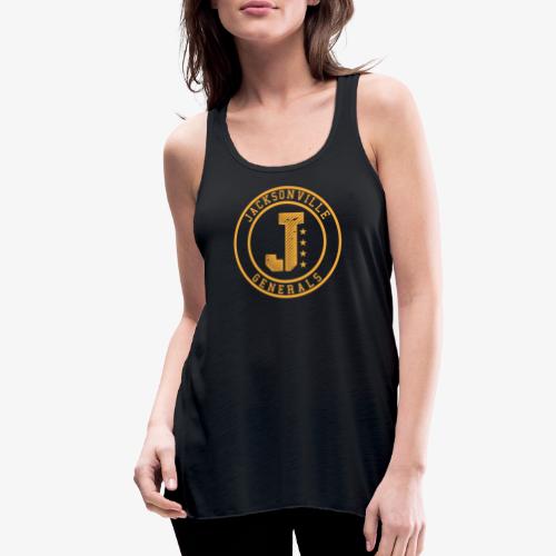 Jax Generals Gold Crest Logo - Women's Flowy Tank Top by Bella