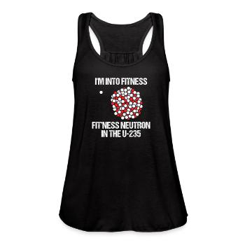 Nuclear Engineer Nuclear Engineering - Women's Flowy Tank Top by Bella - black - Front - Julia (174cm)