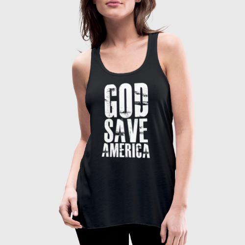 God save America - Women's Flowy Tank Top by Bella