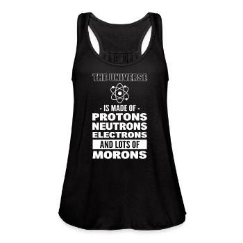 Science Professor - Women's Flowy Tank Top by Bella - black - Front - Julia (174cm)