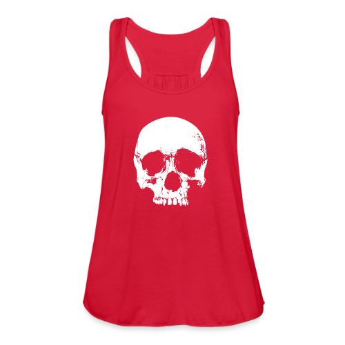 Skull - Women's Flowy Tank Top by Bella