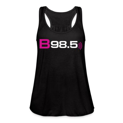 B98.5 Logo Inverse - Women's Flowy Tank Top by Bella