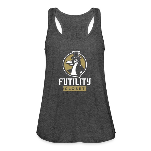 Futility Closet Logo - Reversed - Women's Flowy Tank Top by Bella