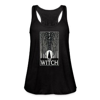 The Witch - Women's Flowy Tank Top by Bella - black - Front - Julia (174cm)