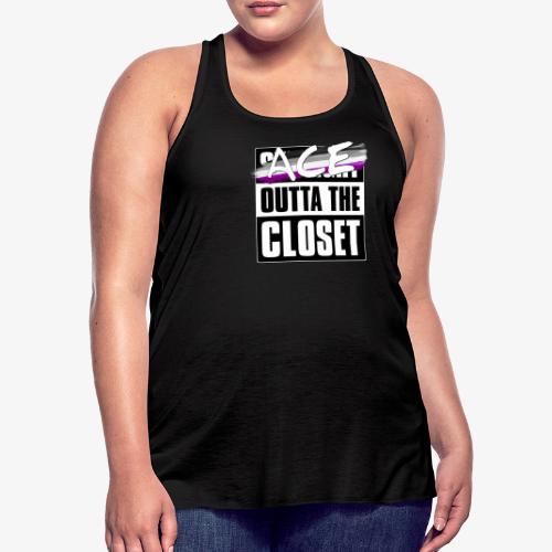 Ace Outta the Closet - Asexual Pride - Women's Flowy Tank Top by Bella