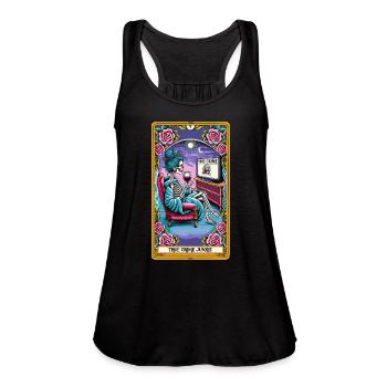 True TV Lover - Women's Flowy Tank Top by Bella - black - Front - Julia (174cm)