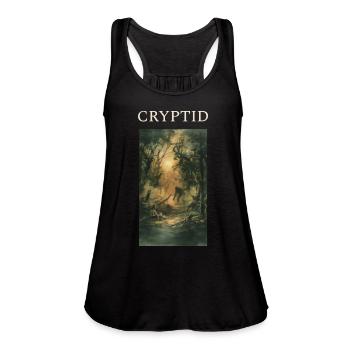 Cryptid - Women's Flowy Tank Top by Bella - black - Front - Julia (174cm)