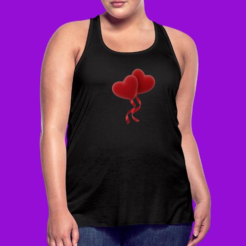 Two hearts together - Women's Flowy Tank Top by Bella