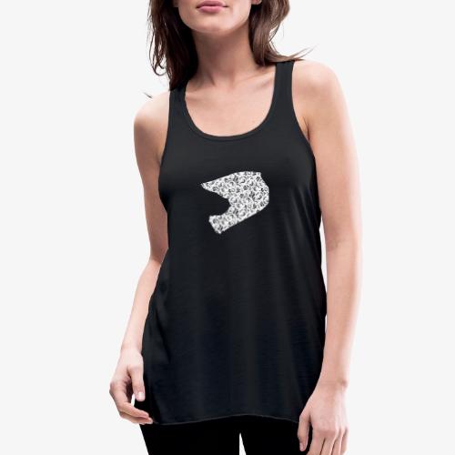 Floral Helmet - Women's Flowy Tank Top by Bella