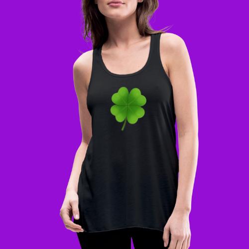 Four leaf clover - Women's Flowy Tank Top by Bella