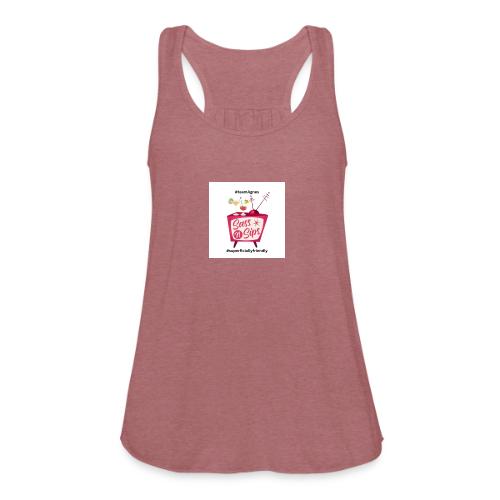 sassnsips com team agnes - Women's Flowy Tank Top by Bella