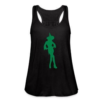 witch - Women's Flowy Tank Top by Bella - black - Front - Julia (174cm)