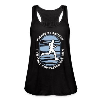 Triathlon - Women's Flowy Tank Top by Bella - black - Front - Julia (174cm)