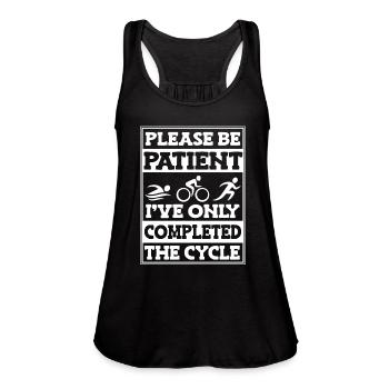 Triathlon - Women's Flowy Tank Top by Bella - black - Front - Julia (174cm)