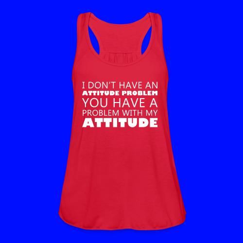 attitude - Women's Flowy Tank Top by Bella