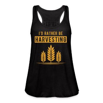 Farmer Farmer Agriculture - Women's Flowy Tank Top by Bella - black - Front - Julia (174cm)