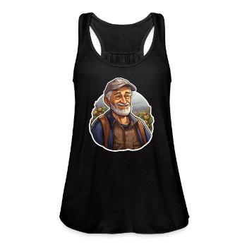 Farmer - Women's Flowy Tank Top by Bella - black - Front - Julia (174cm)