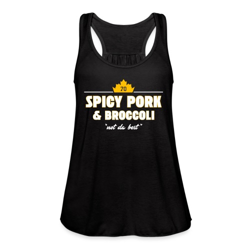 Spicy Pork & Broccoli - Women's Flowy Tank Top by Bella