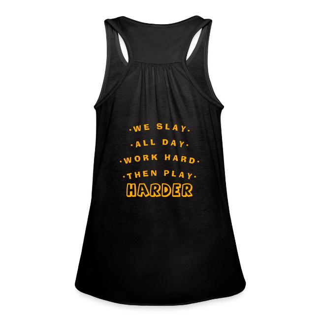 We Slay All Day Shiny Shirt Metallic Silver & Gold