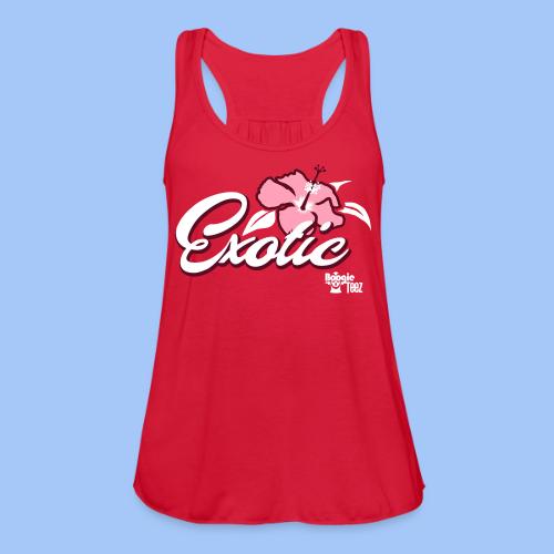 exotic - Women's Flowy Tank Top by Bella